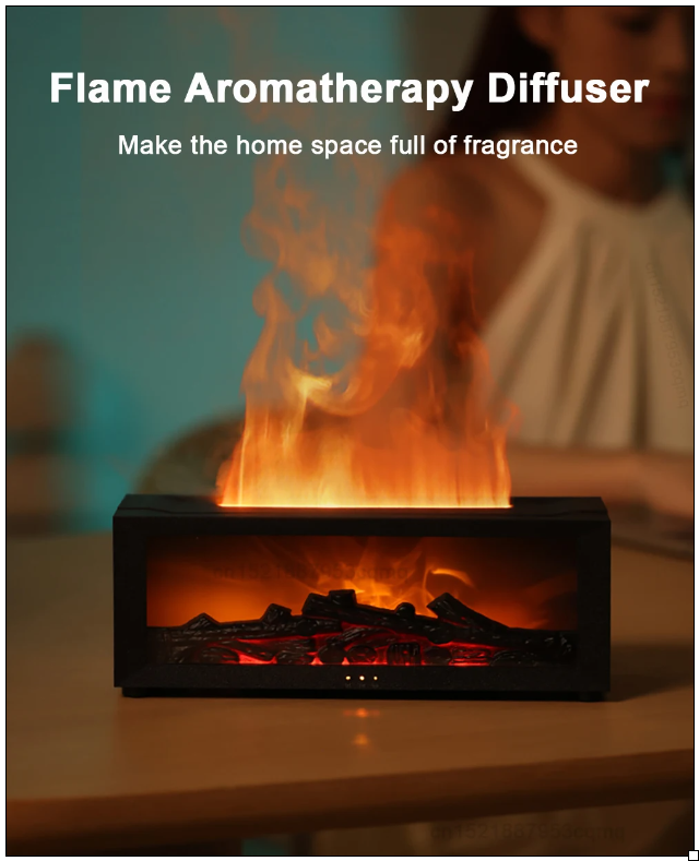 BLV FlameMist – Flame Effect Aroma Humidifier